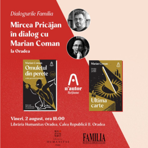 Discuție despre literatură la Librăria Humanitas Oradea