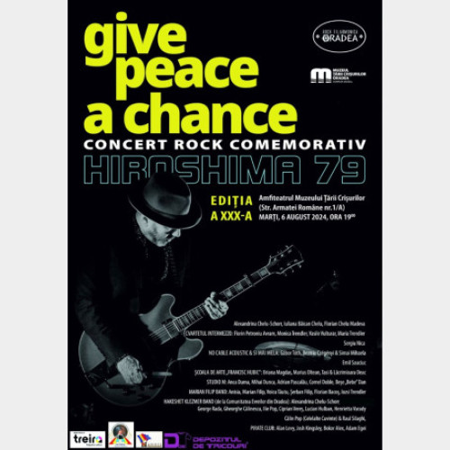 Fundatia Rock Filarmonica Oradea cere ajutor pentru organizarea concertului &quot;Give Peace a Chance&quot;