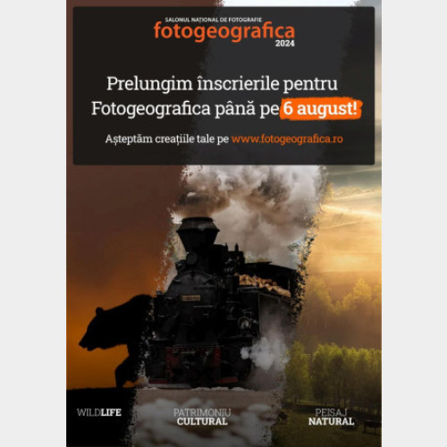 Perioada de înscriere la Salonul Național de Fotografie Fotogeografică s-a prelungit