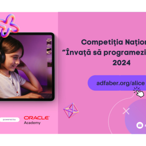 Elevii pasionați de programare sunt așteptați la competiția &quot;Învață să Programezi cu Alice&quot;