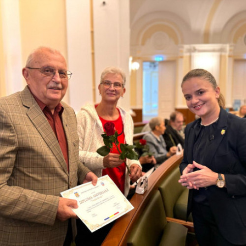 Nunta de Aur la Primăria Oradea: 30 de cupluri celebrate pentru 50 de ani de căsnicie