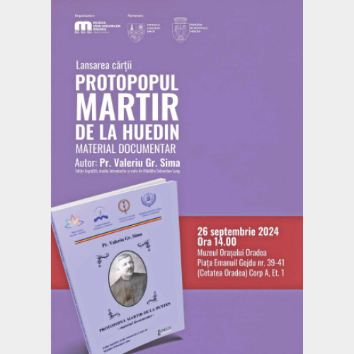 Lansarea cărții „Protopopul Martir de la Huedin” de pr. Valeriu Gr. Sima