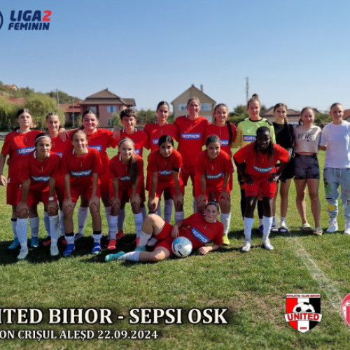 United Bihor obține o victorie concludentă în liga secundă de fotbal feminin