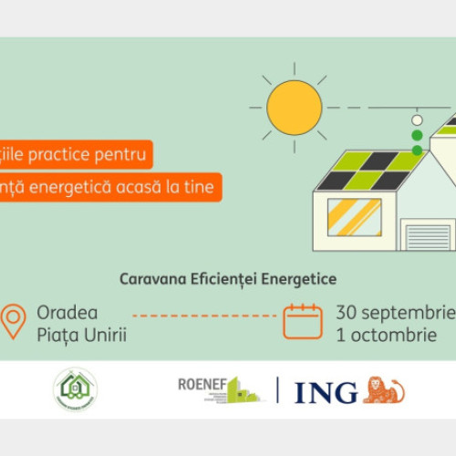 Caravana ROENEF ajunge la Oradea pentru promovarea eficienței energetice