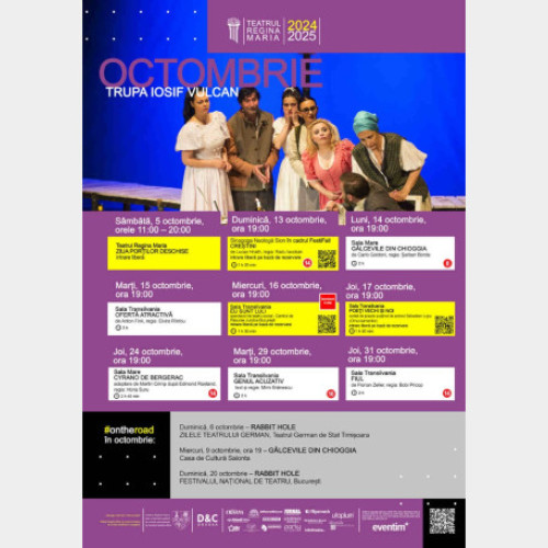 Toamna culturală la Teatrul Regina Maria din Oradea