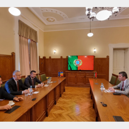 Vizita ambasadorului Portugaliei la Primăria Oradea