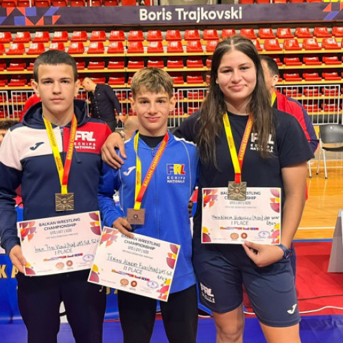 Sportivi din Oradea, succes la Campionatul Balcanic și Festivalul Micului Luptător