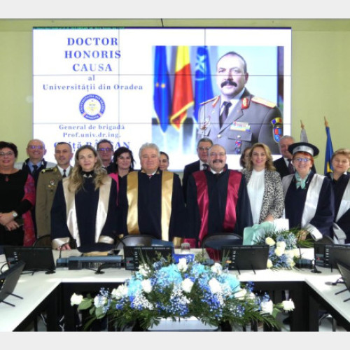 Generalul Ghita Barsan, Doctor Honoris Causa al Universității din Oradea