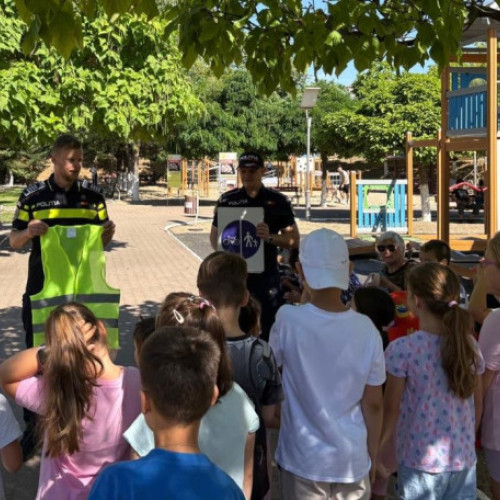 Activitate preventivă desfășurată, săptămânal, în sezonul estival - „Orășelul siguranței”