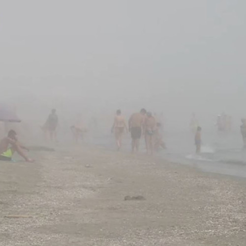 Ceată densă a afectat litoralul și plajele din Mamaia și Vama Veche
