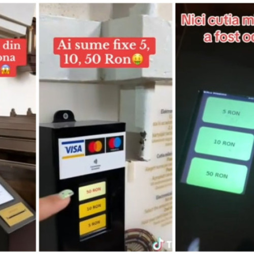 Bisericile din Brașov oferă posibilitatea de a face donații cu cardul, prin "cutia milei" cu POS