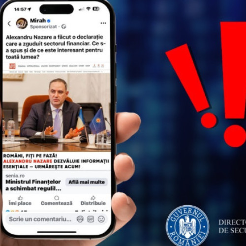 Avertisment privind o campanie frauduloasă care promovează o platformă de investiții de stat