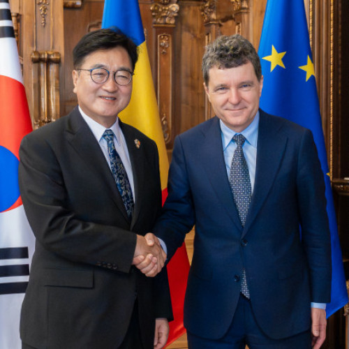 Nicușor Dan și președintele Adunării Naționale a Coreei de Sud discută despre parteneriatul strategic