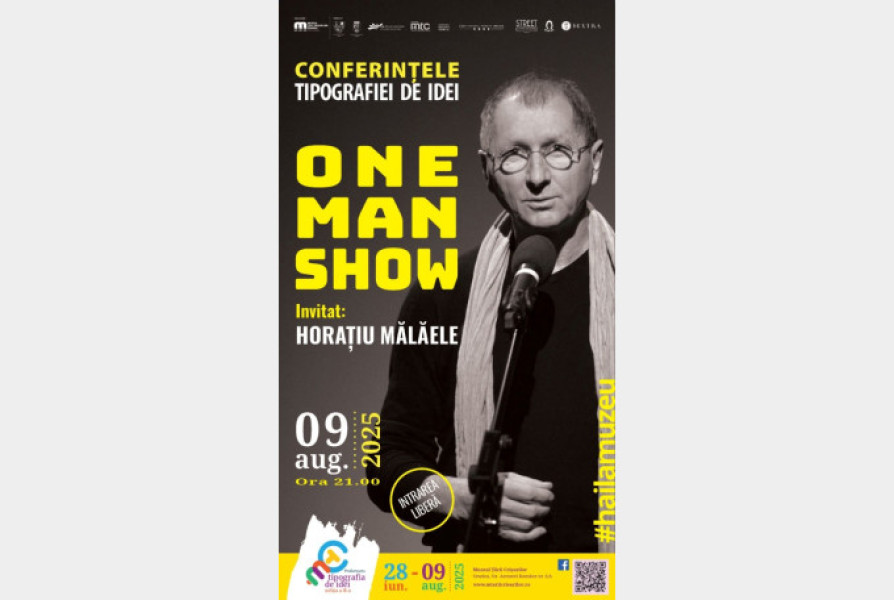 spectacol cu horatiu malaele, programat pentru 9 august in parcul muzeului tarii crisurilor