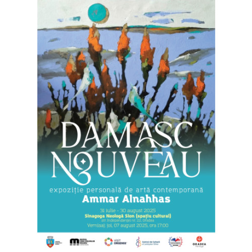 Expoziţie de artă contemporană la Sinagoga Sion - „Damasc Nouveau”