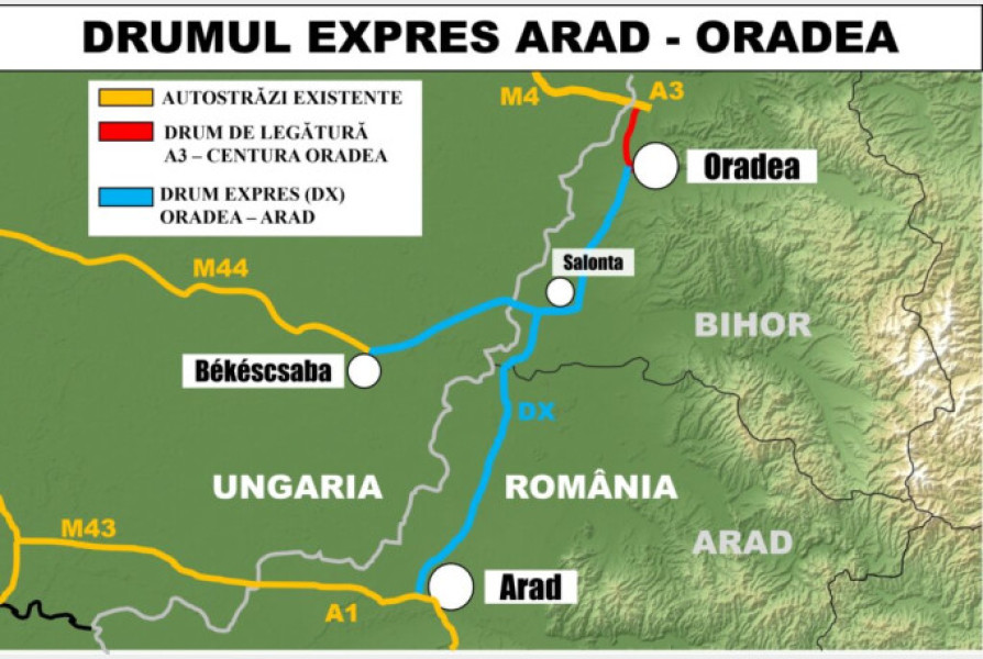 Contract pentru lotul 2 al drumului expres Arad-Oradea, atribuit unei asocieri romano-turce