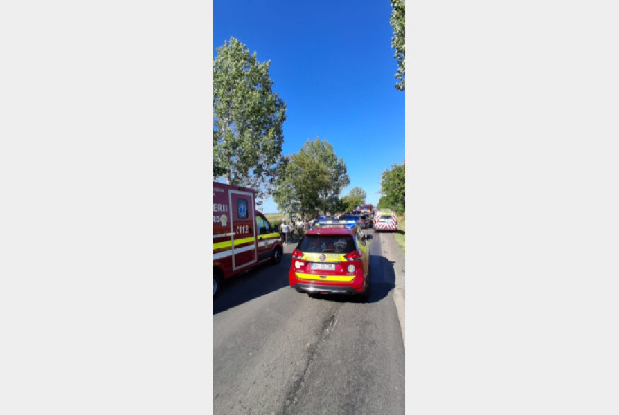 Pompier cu experiență, Claudiu Conea, a intervenit în accidentul de la Cauaceu