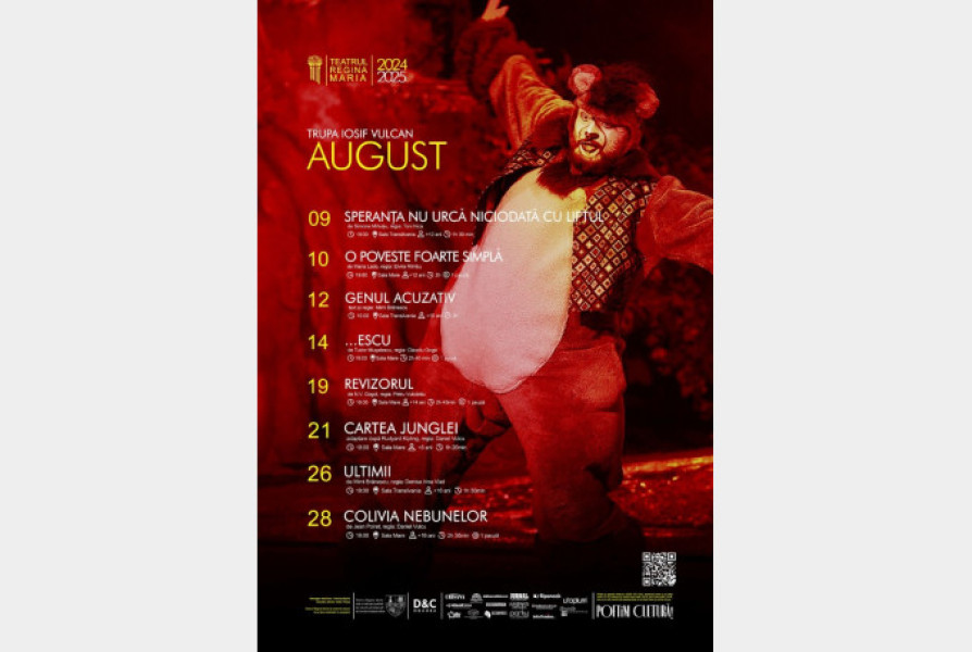 Teatrul Regina Maria din Oradea aduce spectacole de vară pentru publicul larg