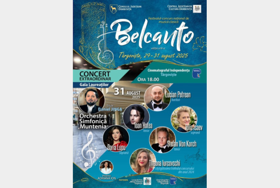 Stefan von Korch, tenor bihorean, devine membru al juriului la Concursul Belcanto de la Târgoviște