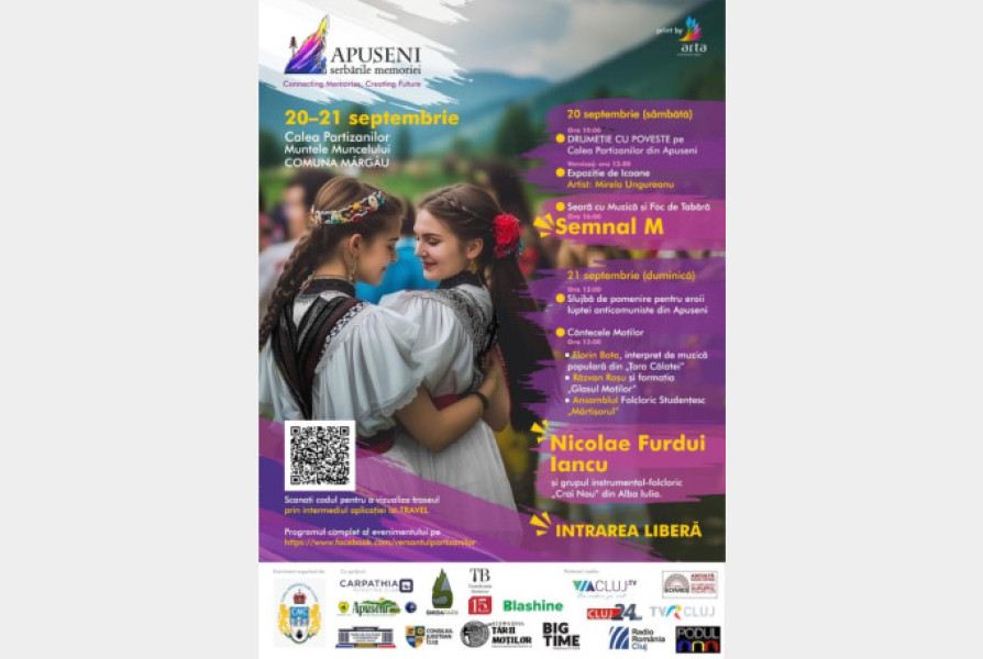 Serbările Memoriei în Apuseni reunesc comunități, cu Principesa Sofia la eveniment