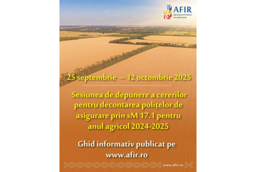 Fermierii bihoreni pot depune cereri pentru primele de asigurare agricole