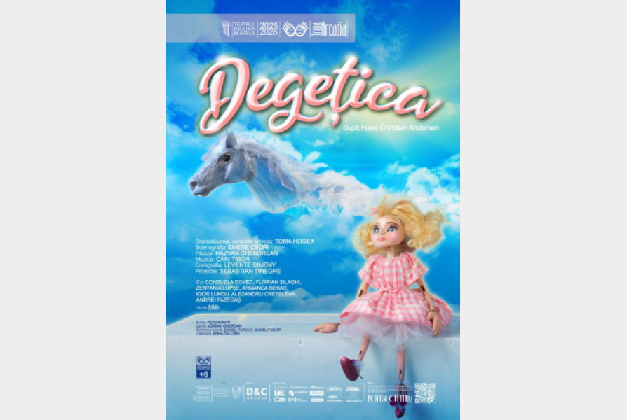 „Degețica” deschide stagiunea 2025-2026 la Teatrul Regina Maria din Oradea