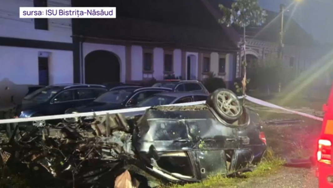 Accident grav în Livezile din Bistrița-Năsăud provocat de o șoferiță băută