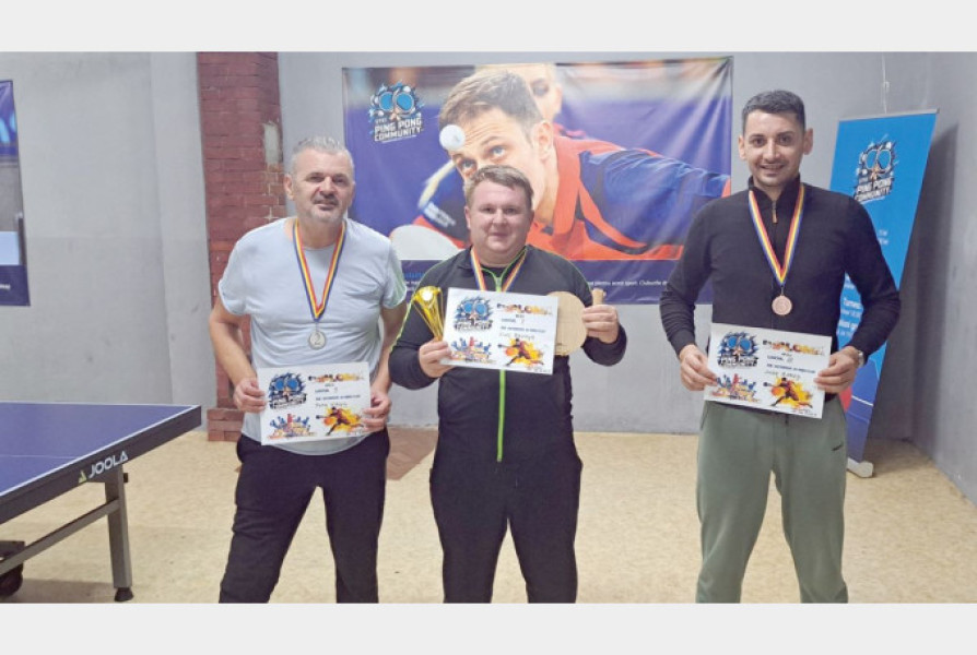 Cuc Remus a atins borna 700 la turneul 60 al clubului Ping Pong Community Ștei