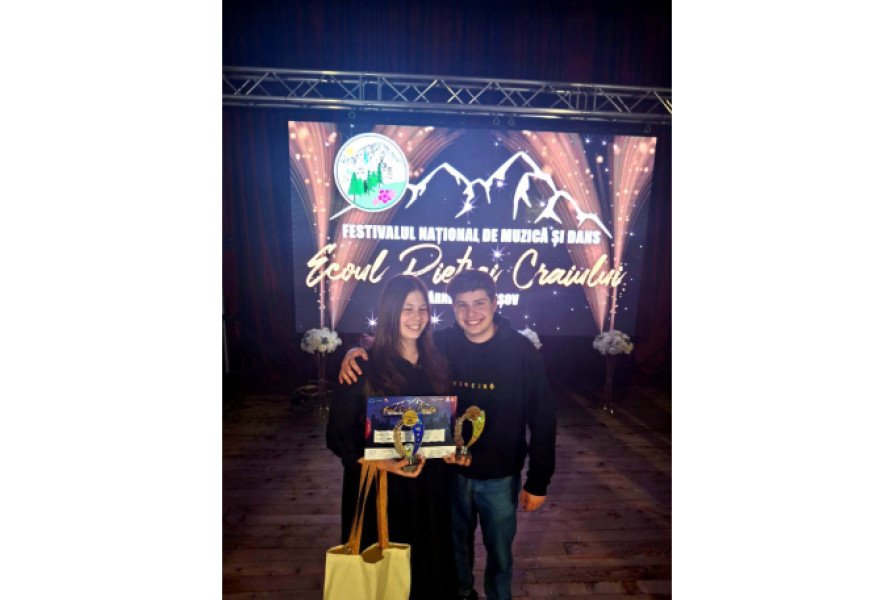 Elevi de la școala Vincerò premiați la Festivalul Ecoul Pietrei Craiului