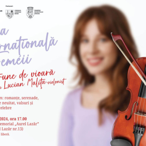 Recital de vioară dedicat Zilei Internaționale a Femeii susținut de violonistul Lucian Malița