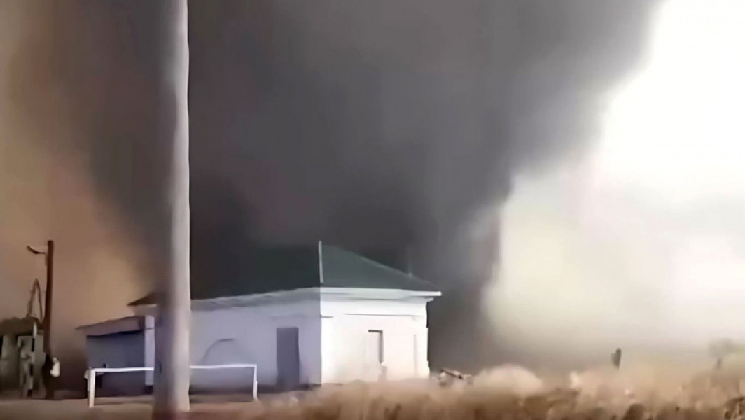 Video "Tornada de foc" a lovit Rusia cu putere devastatoare