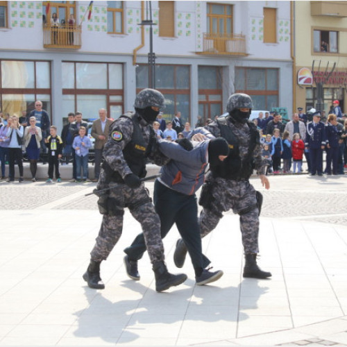 Demonstrații cu câini de serviciu, expoziție de arme și prezentare tehnicii poliției - Ziua Poliției Române în Bihor