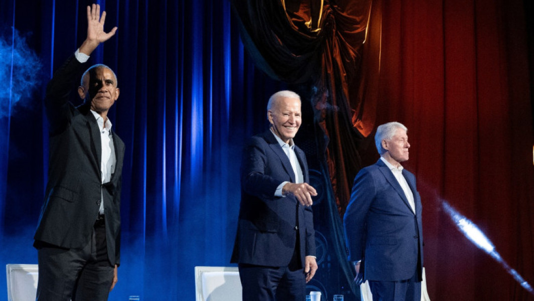 Evenimentul de strângere de fonduri susține candidatura lui Biden la Casa Albă cu sprijinul lui Obama și Clinton la New York