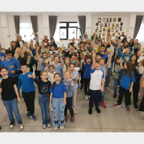 Flashmob pentru copiii cu autism la Liceul "Don Orione" din Oradea