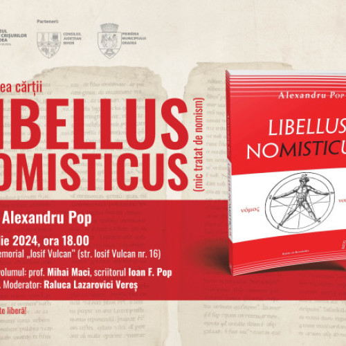 Lansare Carte la Muzeul Țării Crișurilor: „Libellus Nomisticus” de Alexandru Pop