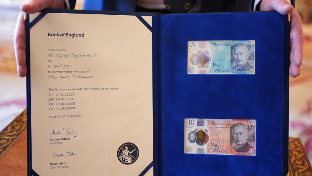 Regele Charles, abia al doilea monarh britanic al cărui chip apare pe o bancnotă