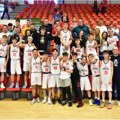 Oradea se clasa pe locul 5 la Campionatul Național U14 de baschet, sub conducerea antrenorilor Milutin Stanic și Zoltan Hidi