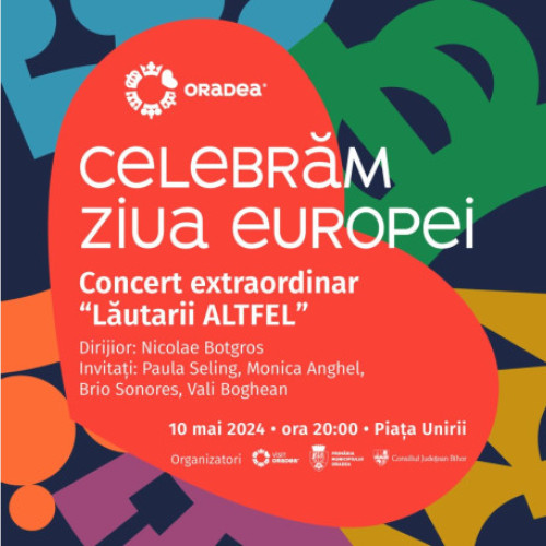 Oradea sărbătorește Ziua Europei cu spectacolul „Lăutarii Altfel”, alături de artistul Nicolae Botgros și orchestra Națională de muzică populară „Lăutarii” din Chișinău