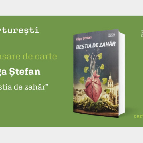 Lansarea cărții „Bestia de zahar” la Librăria Cărturești Oradea